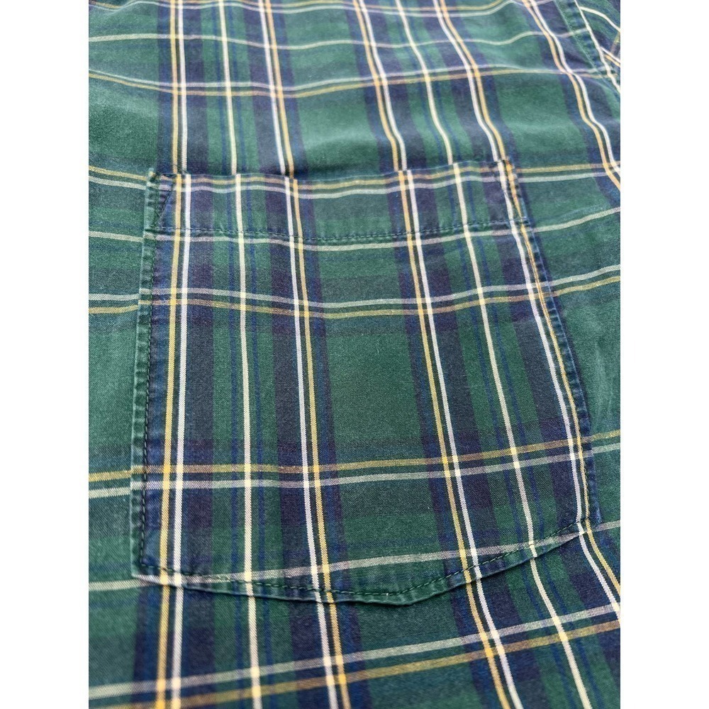 Vintage Abercrombie & Fitch Plaid Button Down Shirt Long Sleeve Size Large - Picture 6 of 6